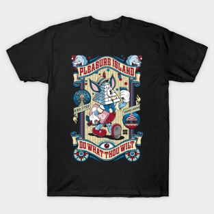 Pleasure Island - Occult Theme Park (Dark) T-Shirt